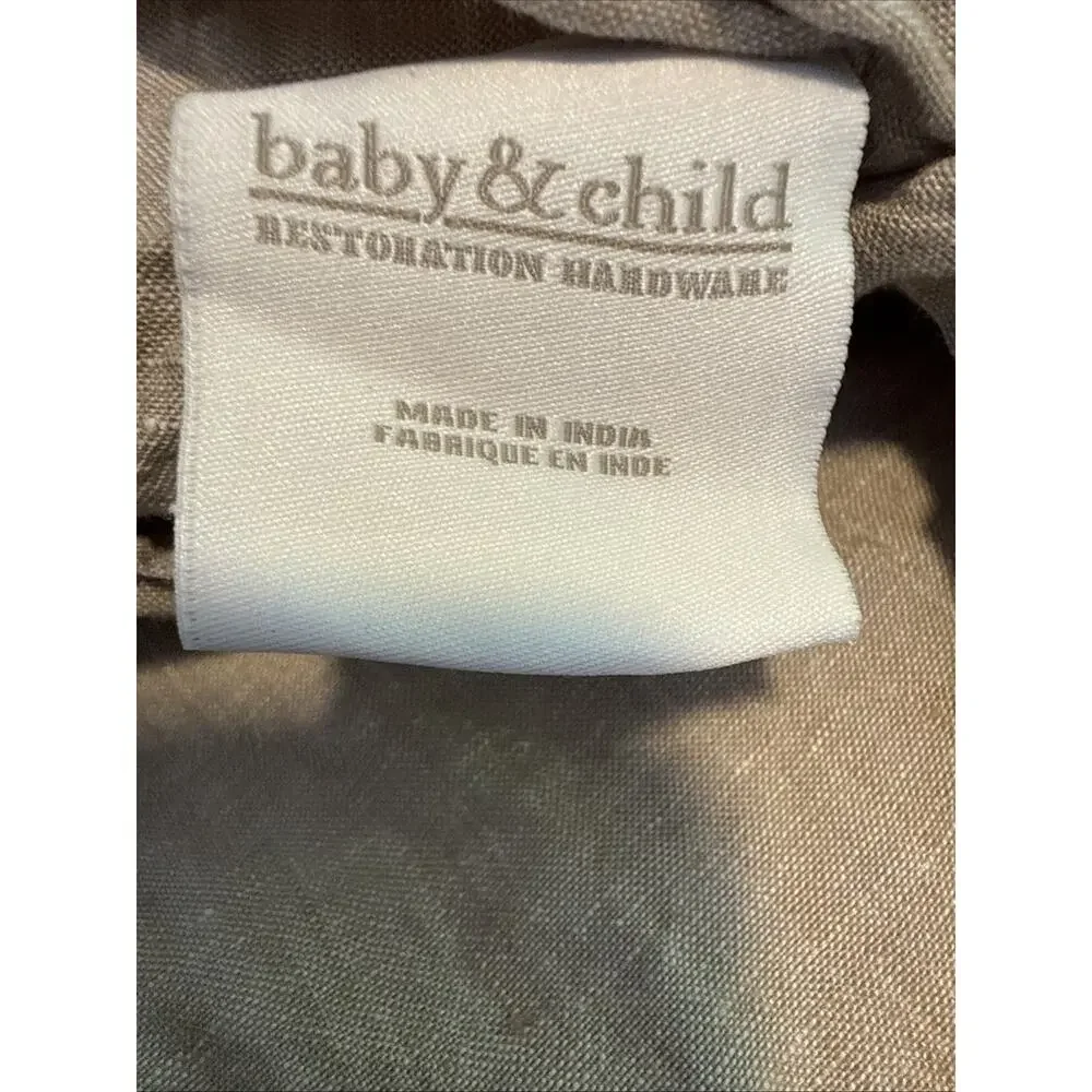Restoration Hardware Baby & Child Duvet Cover Full Sz 80” x 86” Beige Lavender